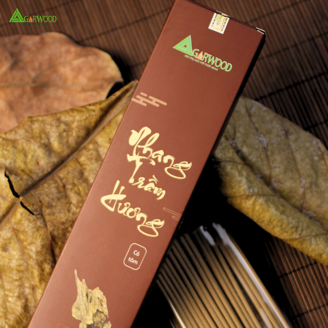 Nhang Cây PREMIUM Trầm Hương TTT (có tăm) mùi thơm nhẹ dễ chịu, ít khói không cay mắt, dùng thờ cúng, khử mùi thanh lọc không khí