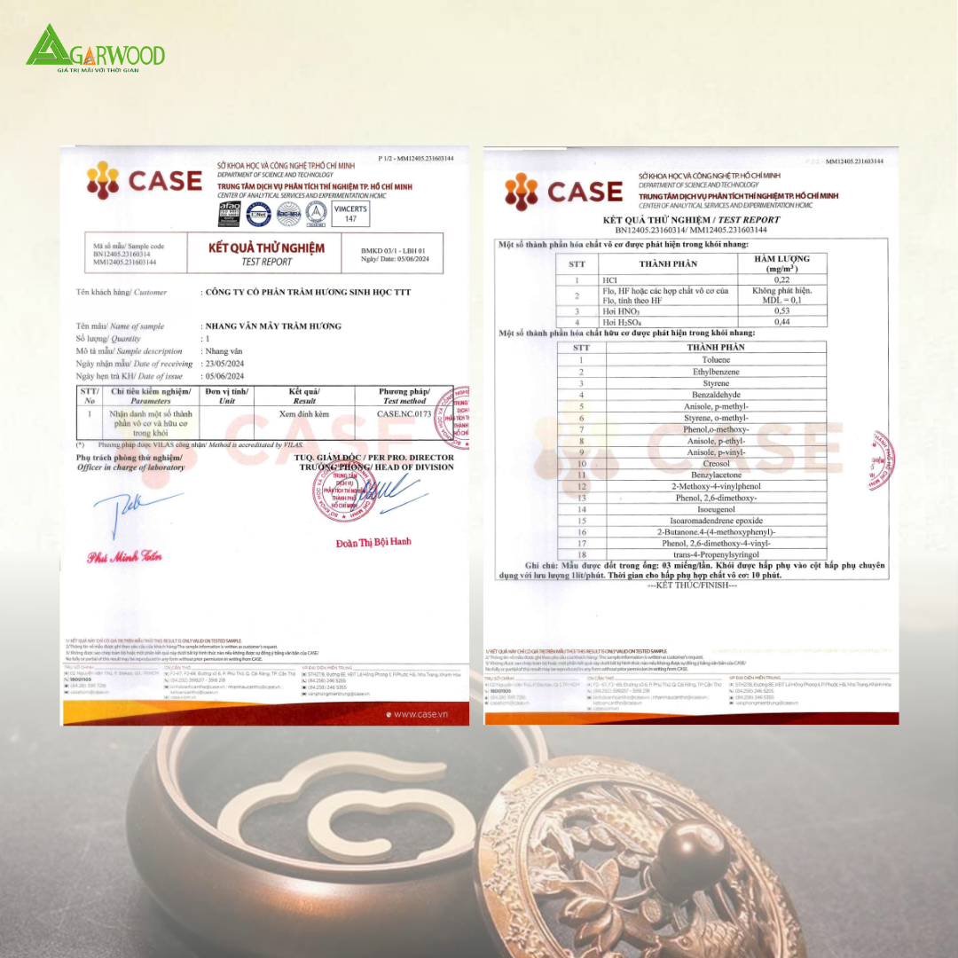 Nhang Vân Mây PREMIUM Trầm Hương TTT (Hộp 30) mùi thơm nhẹ dễ chịu, ít khói không cay mắt, dùng thờ cúng, khử mùi thanh lọc không khí