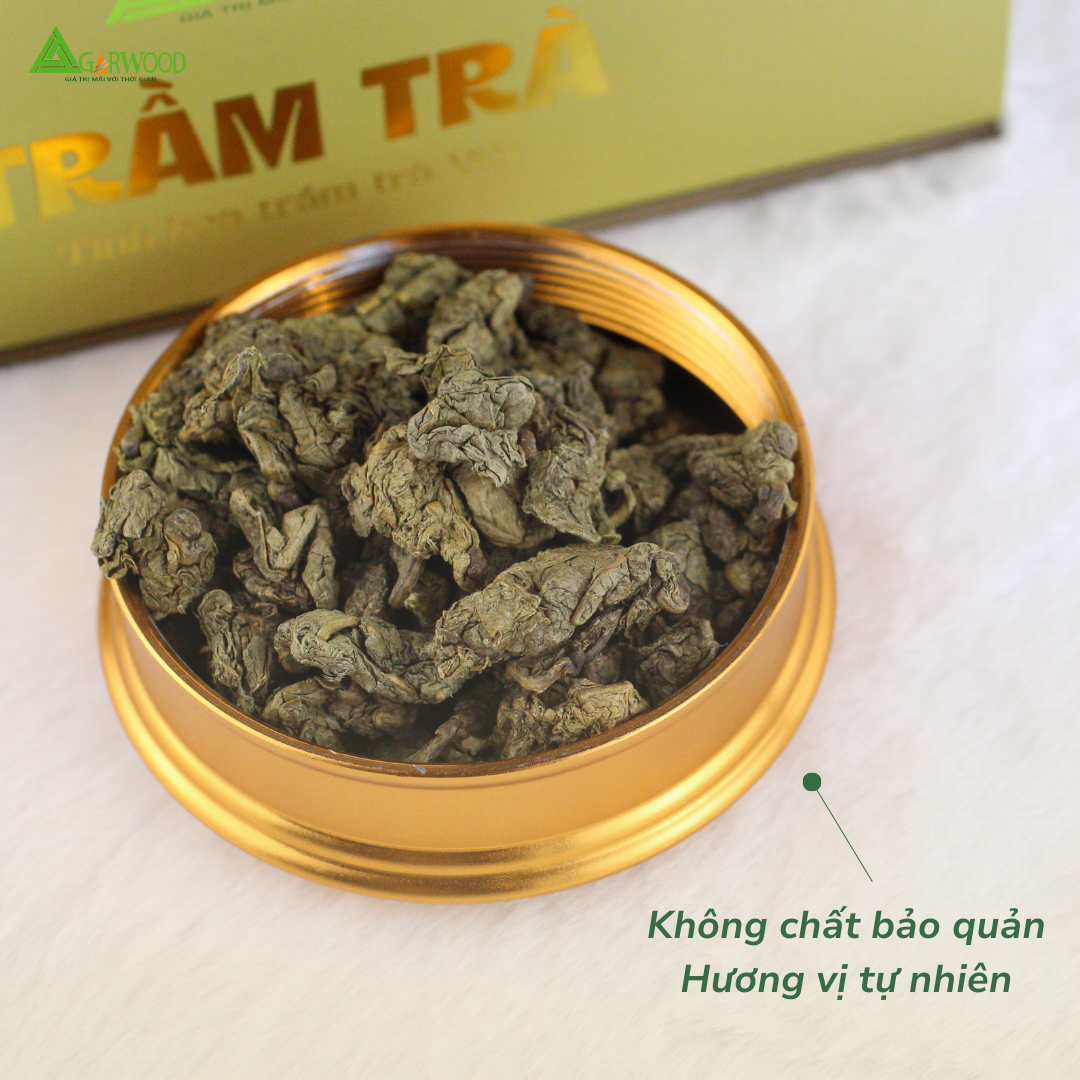 Trầm Trà Trầm Hương TTT lá dó bầu dễ uống, hỗ trợ ngủ ngon, giảm stress, thanh lọc cơ thể, hỗ trợ giải rượu