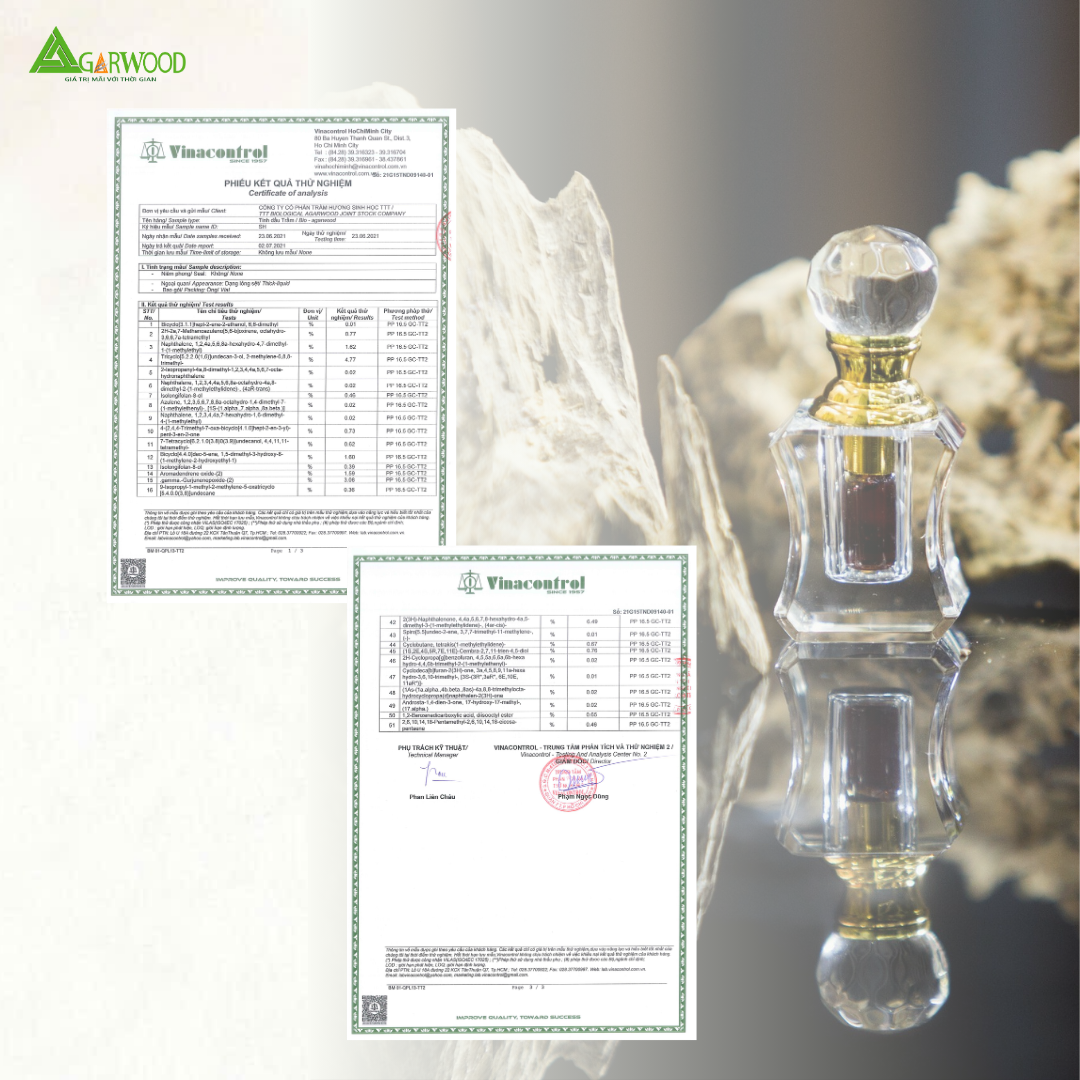 Tinh Dầu SCO2 Trầm Hương TTT hương thơm dịu nhẹ, dùng để xông, trị liệu, massage, hỗ trợ chăm sóc da và sức khỏe