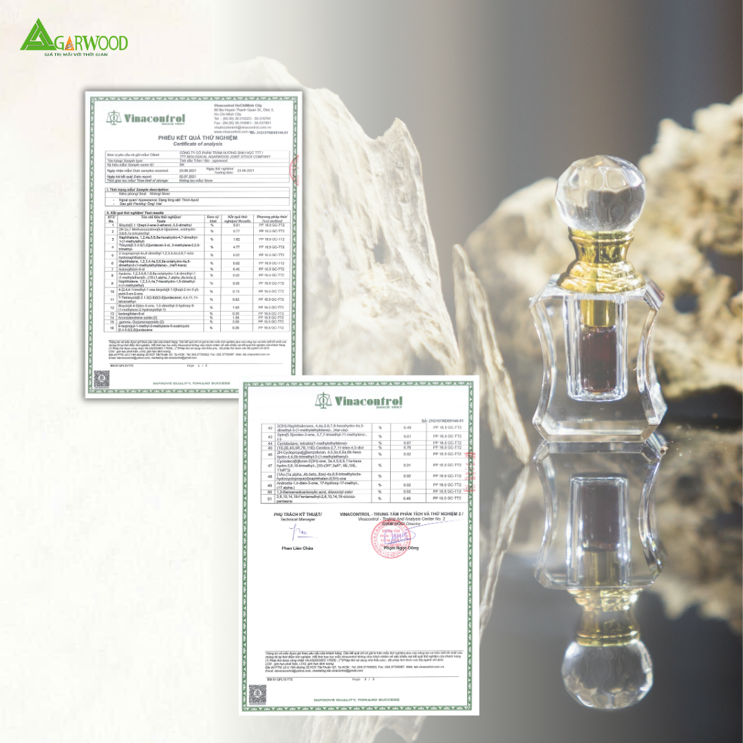 Tinh Dầu Chưng Cất Hơi Nước Trầm Hương TTT hương thơm dịu nhẹ, dùng để xông, trị liệu, massage, hỗ trợ chăm sóc da và sức khỏe