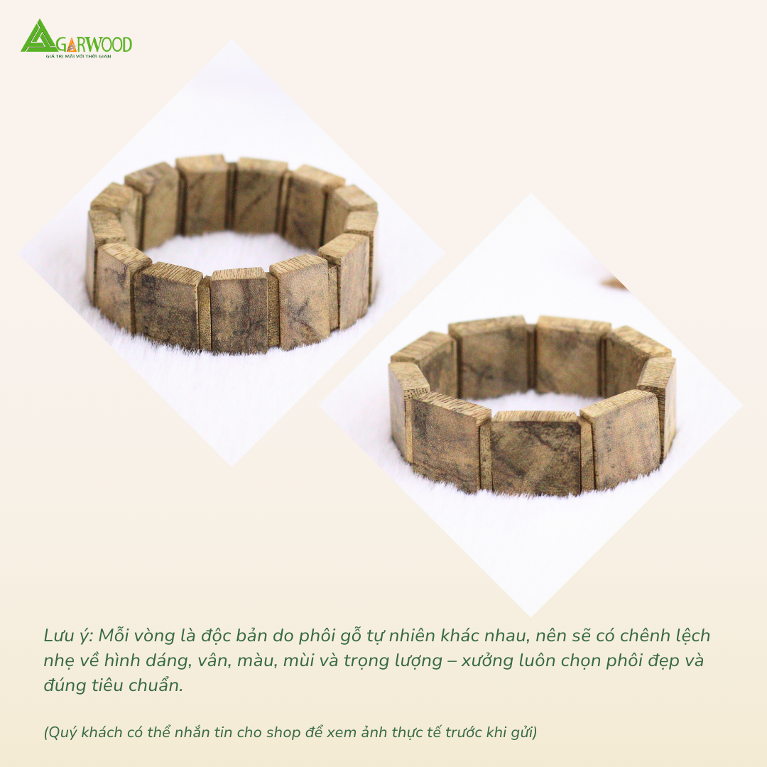 Lắc Tay Trầm Hương TTT Vân Đẹp Hỗ Trợ Xua Đuổi Tà Khí, Phong Thủy, Bình An, May Mắn