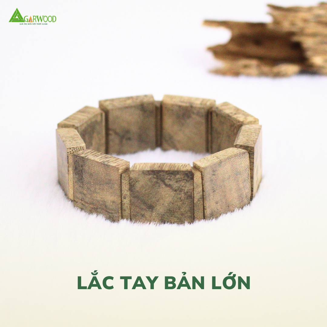 Lắc Tay Trầm Hương TTT Vân Đẹp Hỗ Trợ Xua Đuổi Tà Khí, Phong Thủy, Bình An, May Mắn