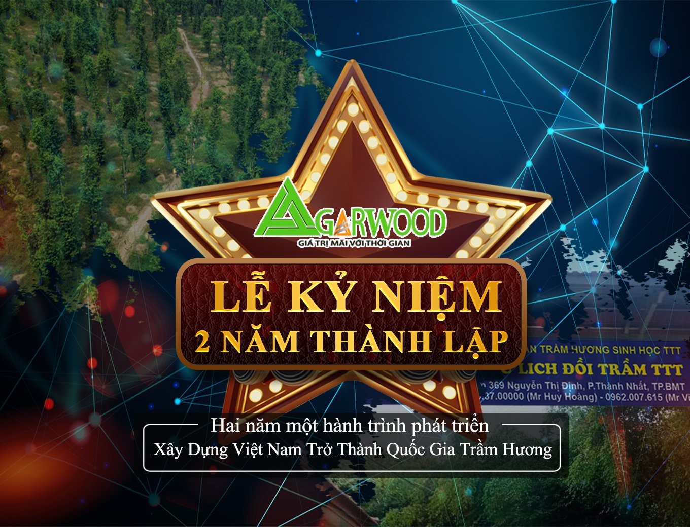 CHƯƠNG TRÌNH KỶ NIỆM 2 NĂM THÀNH LẬP CÔNG TY CỔ PHẦN TRẦM HƯƠNG SINH HỌC TTT